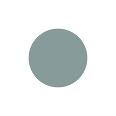 2D circle shape in mathematics. Grey circle shape drawing for kids isolated on white background