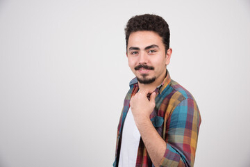 Portrait of young smiling man