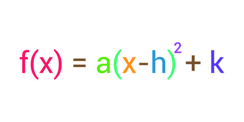 vertex form of a quadratic function