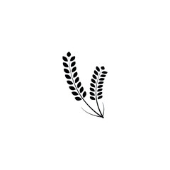 Agriculture Organic Wheat Logo Template Vector Icon Design