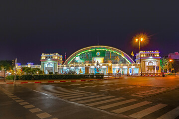 night view of the city