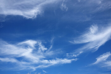 Fototapeta premium blue sky with dramatic clouds 