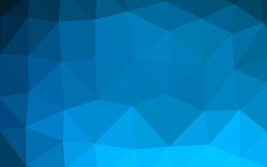 Light BLUE vector blurry triangle texture.