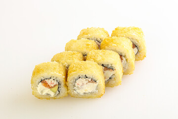 Japanese tempura roll with fish