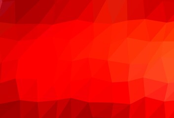 Light Red vector low poly cover.