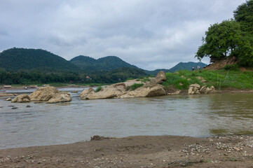 Khan Riverside in Luang Prabang Province, laos