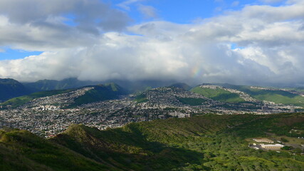 Fototapeta premium Diamond Head State Monument in Hawaii.