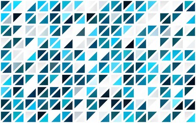 Fototapeta premium Light BLUE vector seamless background with triangles.