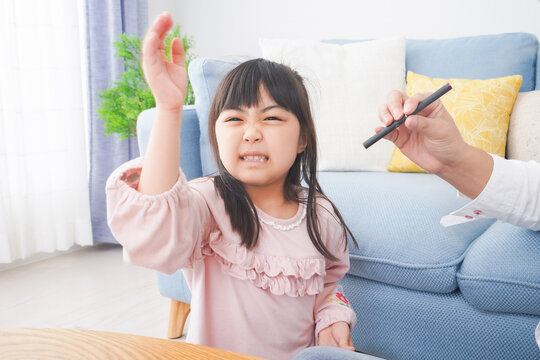 A Little Girl Hates Secondhand Smoke