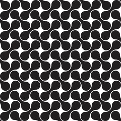 Seamless pattern, abstract shapes. Vector geometric background.