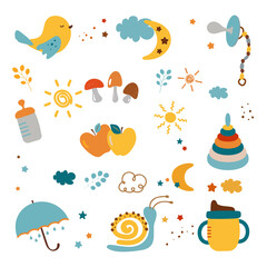 Cute kids illustrations