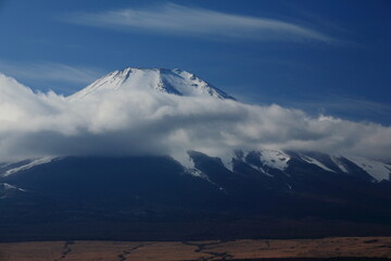 山中湖　長池親水公園からの富士山
