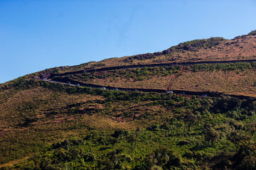 view from the top of the mountain