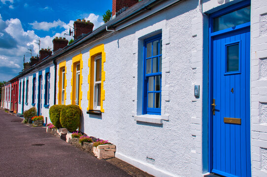 Terrace houses, Howth, Ireland