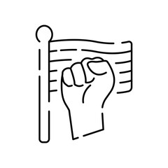 Rainbow icon from lgbt collection. Simple line Rainbow icon for templates, web design and infographics. LGBTQ