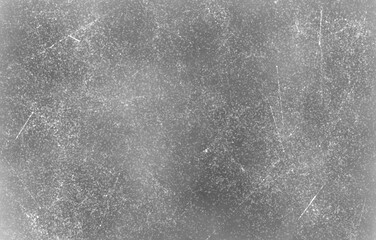 Grunge Black And White Urban. Dark Messy Dust Overlay Distress Background. Easy To Create Abstract Dotted, Scratched, Vintage Effect With Noise And Grain
