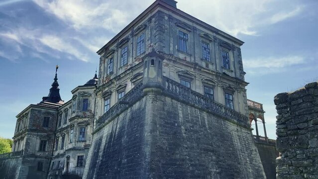old Ukrainian monastery. High quality 4k footage