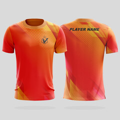 Specification Soccer Sport mockup , Esports Gaming T Shirt Jersey template