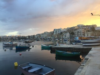 Fototapeta premium boats in the harbor