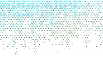 Light Blue, Yellow vector template with crystals, rectangles.