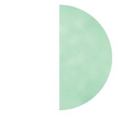 WaterColor-Minimalist-Half-Circle-yellow-green