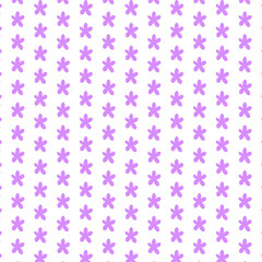 Fototapeta na wymiar seamless pattern with small pink flowers on white background