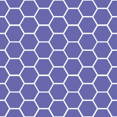 Seamless pattern with purple honeycomb.
