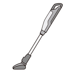 スティック掃除機のイラスト