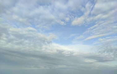 blue sky with clouds