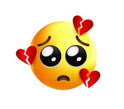 Broken Heart Emoji Images – Browse 1,250 Stock Photos, Vectors, and Video |  Adobe Stock
