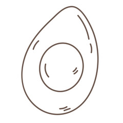 Obraz premium Half of egg