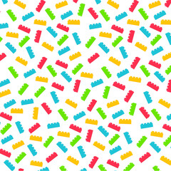 Building plastic toy bricks or child blocks construction flat cartoon illustration element isolated clipart building blocks, color jpeg image jpg icon