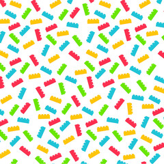 Building plastic toy bricks or child blocks construction flat cartoon illustration element isolated clipart building blocks, color jpeg image jpg icon