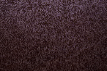 Genuine brown full grain leather texture