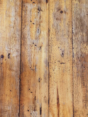 Old wood grain used to make the wall