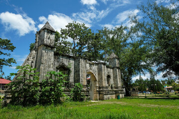 Fototapeta na wymiar Panglao, Philippines - June 2022: Views of the Crusaders Of Fatima Shrine in Panglao on June 24, 2022 in Bohol, Philippines.