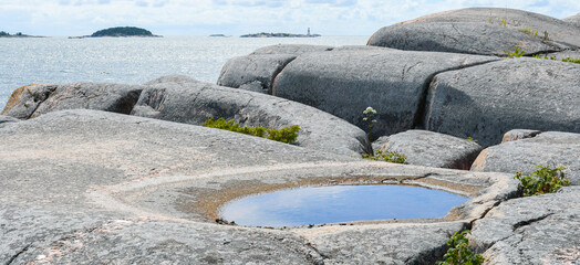 Seascape in the archipelago of Finland