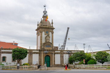 Fototapeta na wymiar Arsenal, Ferrol, Galicia, Spain