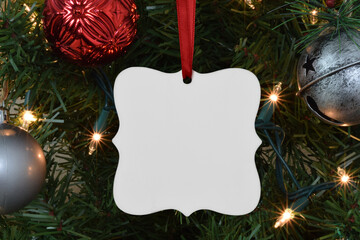 Prague Christmas Ornament Mockup
