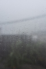 rainy day ,drop on windows in rainy season.