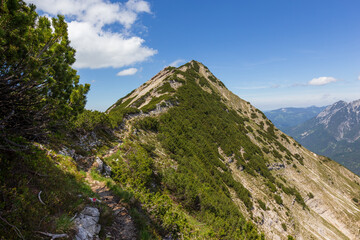 View from Seekarspitze to Achensee, Austria, Tyrol