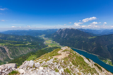 View from Seekarspitze to Achensee, Austria, Tyrol