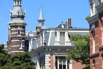 Amsterdam Weteringschans Street Buildings Exterior Close Up, Netherlands