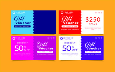 Gift voucher sale for promotion template