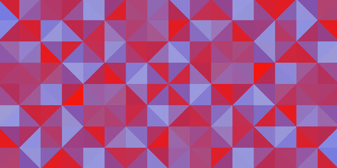 Abstract triangular pixelation. Multi-colored texture. Mosaic pattern consisting of triangles.