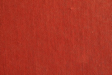 Abstract autumn design background of glossy artificial genuine textured brown creased leather. Flat surface. Skin natural wrinkled scratched wallpaper pattern. Close-up, mock up, top view