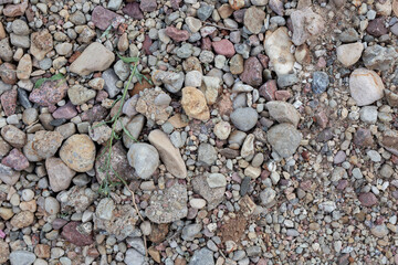 texture of sand with rocks