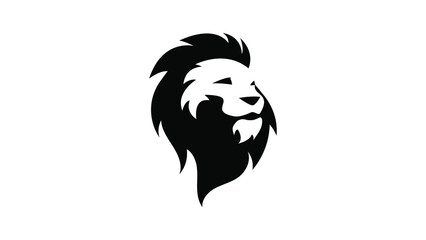 Naklejka premium Lion head logo concept vector illustration