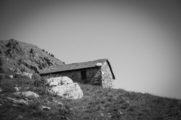 old house in the mountains