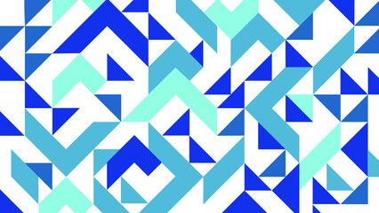 Modern blue geometric design vector background